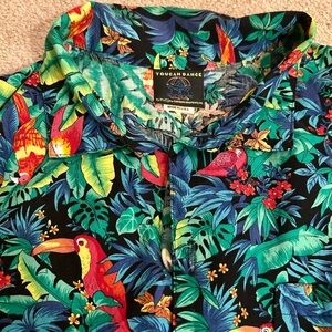 Colorful Toucan Dance by Fast Lane Hawaiian Shirt